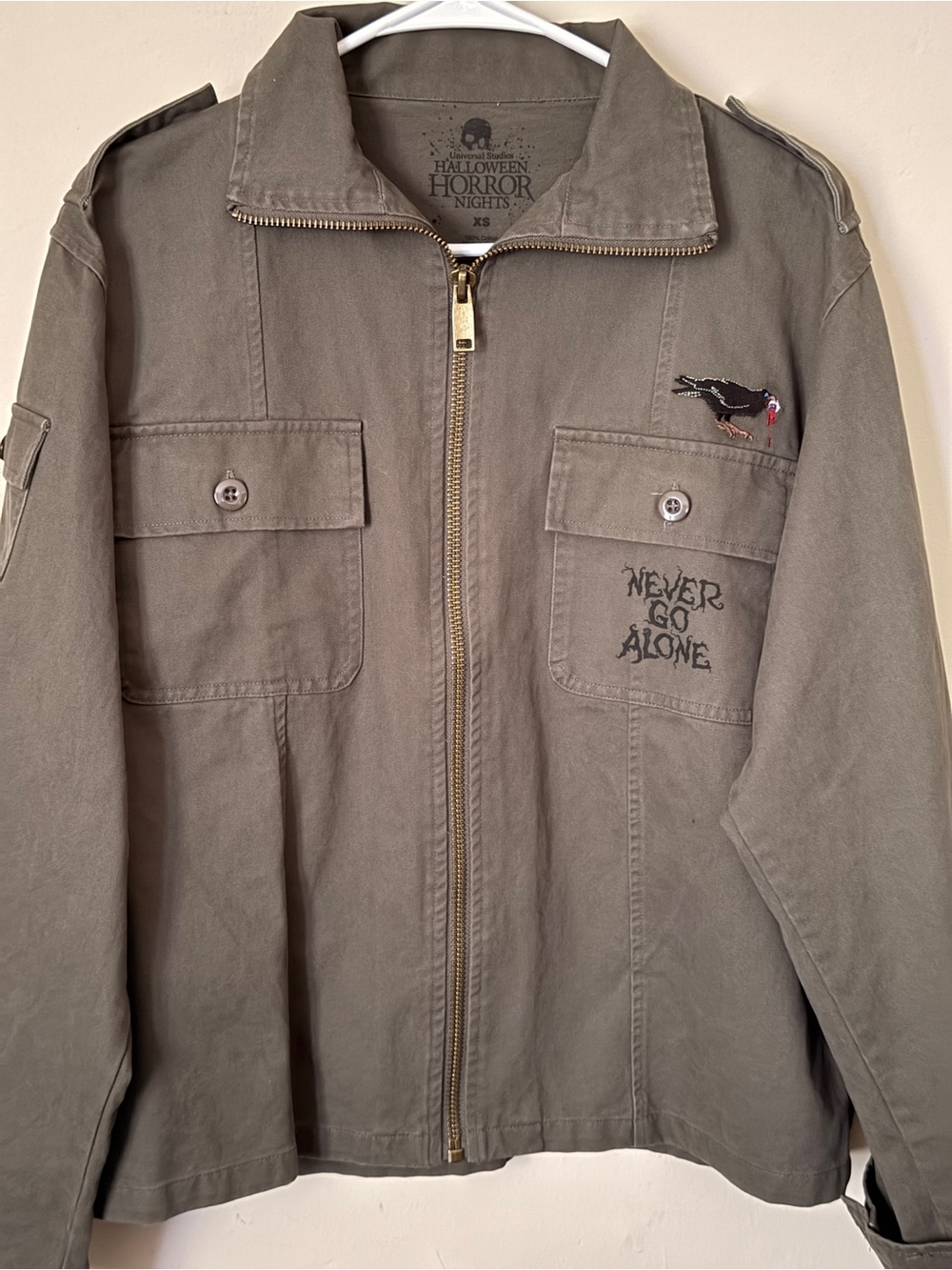 Universal Men's Military Field Jacket in Olive Green